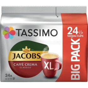 Jacobs CAFFE Crema Classico XL Tassimo 24 ks / Kapsľová káva (8711000503034)