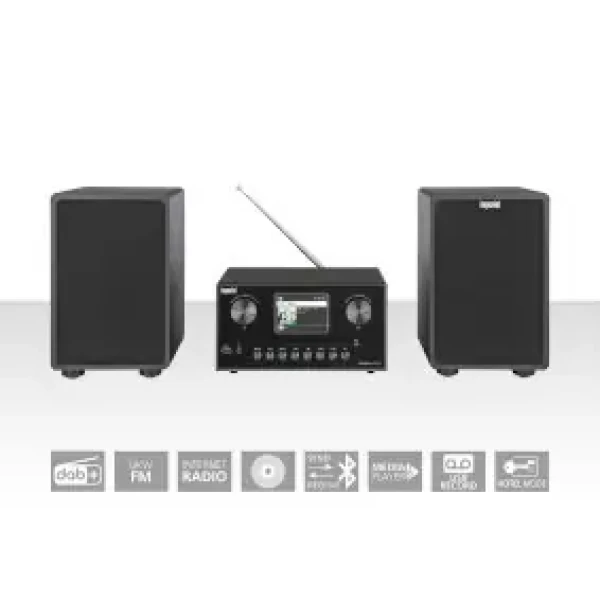 Imperial DABMAN i310 čierna / Hybridný mikro Hi-fi systém / DAB+ / FM / Internet / BT / CD (22-329-00)