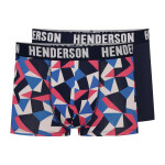 Pánske boxerky 2 Pack 42588 Shield - HENDERSON vícebarevná XL