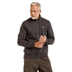 Bushman Pánska celozapínacia mikina Storn, tmavohnedá XXXL