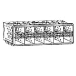 Molex zásuvkové puzdro na dosku 760945001 1 ks Tray; 760945001