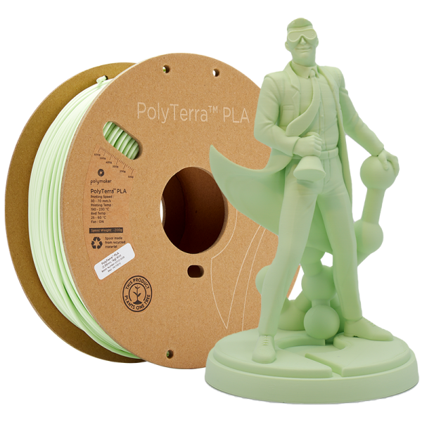 PLA PolyTerra filament Mint 1,75 mm Polymaker 1000 g