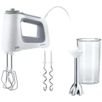 Braun HM5107WH biela / Ručný šľahač / 750W / 9 rýchlostí (HM5107WH)