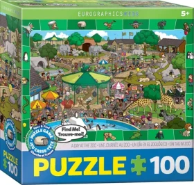 EUROGRAPHICS Puzzle Spot Find Deň v zoo