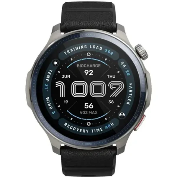 Amazfit Balance 2 čierna / Chytré hodinky / 1.5" AMOLED / 10 ATM / BT 5.2 / NFC / GPS (A2429)