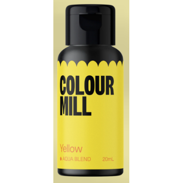 Aqua blend 20 ml, žltá 20 ml - colour mill - colour mill