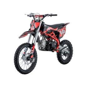 Mamido Detská benzínová motorka RamiGO ULTRA 66 125CC červená
