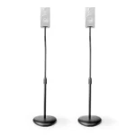 Nedis Montáž reproduktora čierna / Kompatibilný s: Univerzálny / Podlahový / 4.5 kg / Výškovo nastaviteľný / ABS / Oceľ (SPMT2750BK)