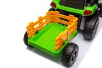 Mamido Detský elektrický traktor BBH-030 s prívesom zelený