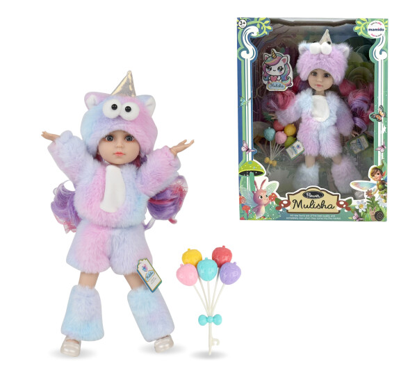 Mamido Mamido Bábika v kostýme jednorožca 30 cm