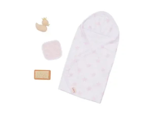 LullaBaby Osuška pre bábiku s doplnkami