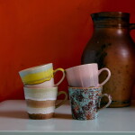 HK living Hrnček na americano 70's Patina 250 ml