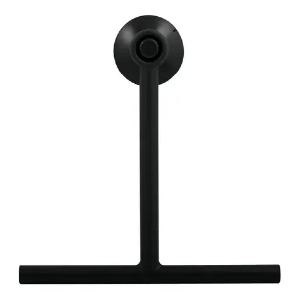 Spirella TIM sprchová stierka s prísavkou čierna / plast / 22 cm (7610583205124)