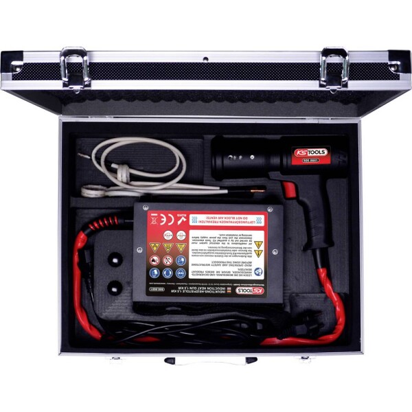 Súprava indukčných tepelných pištolí, 5-dielna, 1,5 kW KS Tools 500.8680; 500.8680