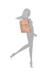 Elegantný dámsky batoh do mesta Enrico Benetti Maeve Tablet Backpack Soft Pink