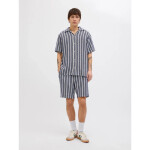 Jack&Jones krátke nohavice JPSTJAIDEN COBA STRIPE JOG SHORTS REG SN 12274413 OCEAN CAVERN M
