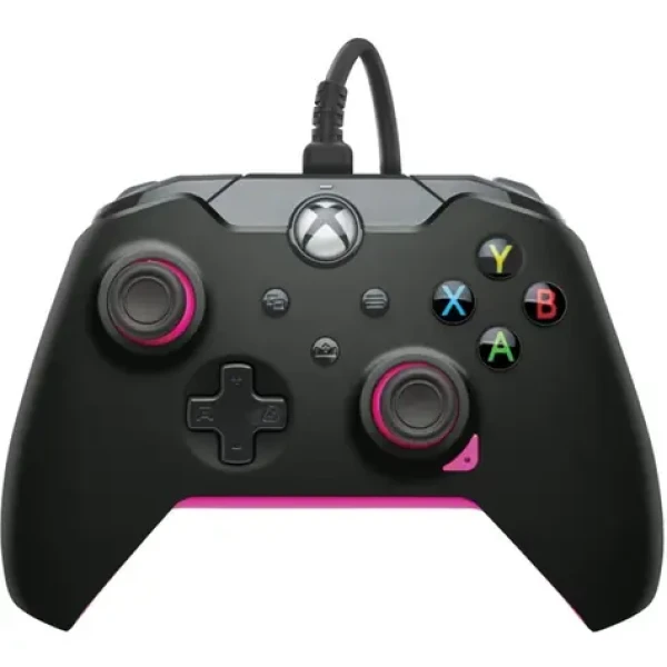 PDP Wired Controller - Fuse Black ružová / Herný ovládač / drôtový / USB / 2.4m / Xbox Series X/S Xbox One PC (049-012-GP)