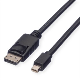 Roline DisplayPort prepojovací kábel Konektor DisplayPort, Mini DisplayPort konektory 5.00 m čierna 11.04.5637 tienený Kábel DisplayPort; 11.04.5637