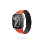 Epico Magnetic+ Silicone magnetický remienok pre Apple Watch 42/44/45/46/49mm oranžová (63418101800003)