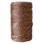 Bella Rose Trblietavý špagátik 50 m – Copper