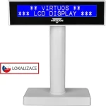 Virtuos FL-2026MB biela / Zákaznícky displej / LCD / 2x20 znakov / USB (EJG0009)