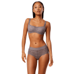 Dámska podprsenka Body Make-Up Illusion Lace Balconette Bra - Triumph naze béžová (00NZ) 075B
