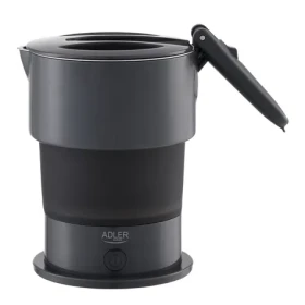 Adler AD 1377 šedá / Cestovná rýchlovarná kanvica / 600 W / 0.6 L / silikón (AD 1377g)