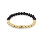 Tommy Hilfiger Korálkový náramok s onyxom Semi-Precious Beads 2780961