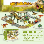 Mamido Mamido Dinosauria dráha s elektrickým autíčkom 84 dielov v krabici