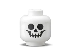 Room Copenhagen 40330803 Storage Head Skeleton mini bielo-čierna / Úložná hlava - Skeleton / 102 x 102 x 115 mm (40330813)
