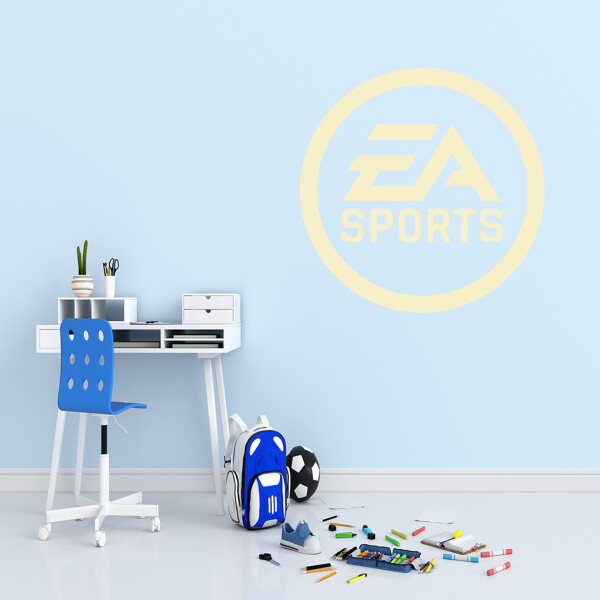 Veselá Stena Samolepka EA Sports Farba: béžová, Veľkosť: 80 x 80 cm
