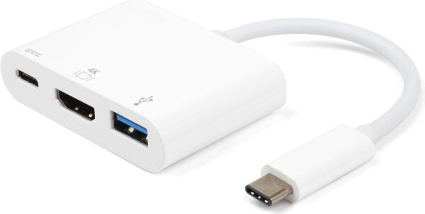 EStuff USB-C - HDMI Biely (ES623001WH)