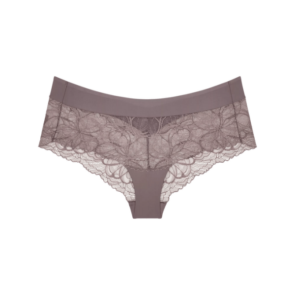 Dámske body Make-Up Illusion Lace Shorty - Triumph coffee sugar (3091) 044