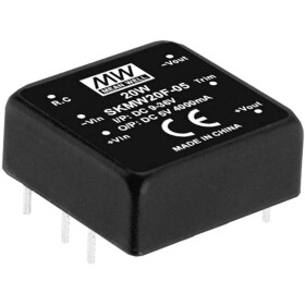 MEAN WELL SKMW20G-05 DC / DC menič napätia 4 A 20 W Počet výstupov: 1 x; SKMW20G-05