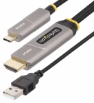 StarTech kábel USB-C na HDMI AOC čierna / Kábel / 4K UHD / HDR10 / 9,15 m (145B-USBC-HDMI4K-AOC)