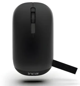 INCA IWM-242S čierna / Bezdrôtová myš / 1600 DPI / 4 tlačidlá / Bluetooth 5.4 2,4GHz / USB-C (IWM-242S)