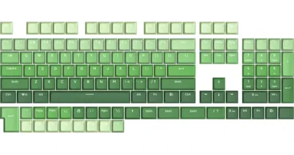 Redragon A140 Ombre Green zelená / kryty kláves / 104 ks / US (A140 Ombre Green)