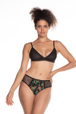 DÁMSKE NOHAVIČKY L-1536BI 2XL černá XXL