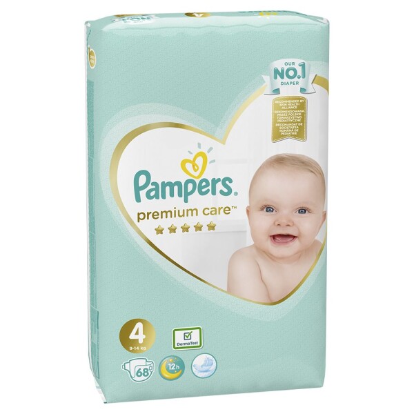 Pampers Premium Care Jumpo Pack Maxi (68 ks) / Plienky / Veľkosť 4 (9-14 kg) (8001841104959)