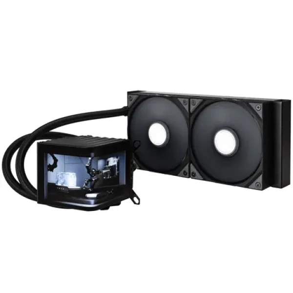 TRYX PANORAMA ARGB 240 čierna / AIO vodný chladič CPU / 2x 120 mm / 27.86dB / AMD + Intel (L-P240N-DS2M-G0K)