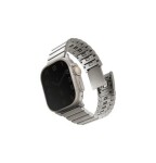 UNIQ Strova Mag remienok pre Apple Watch 49 45 44 42 mm - TITANIUM (strieborná) (8886463688151)