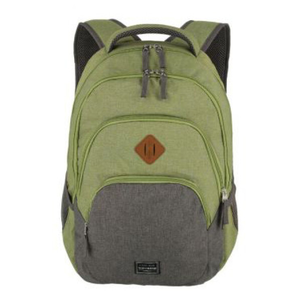 Batoh na notebook Travelite Basics Backpack Melange Green/grey