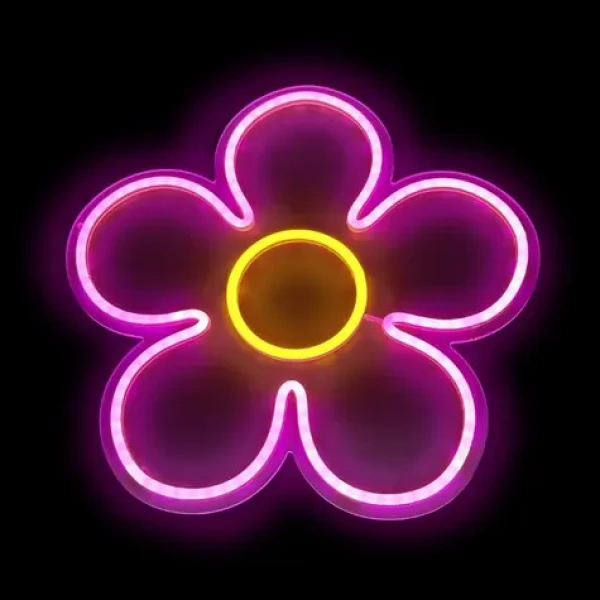 2Kids Toys LED NEON LIGHT lampička Kvet (2D98104)