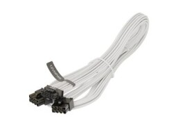 Seasonic 12VHPWR PCIe 5.0 Adapter pre napájanie grafických kariet - biely oplet (12VHPWR cable W)