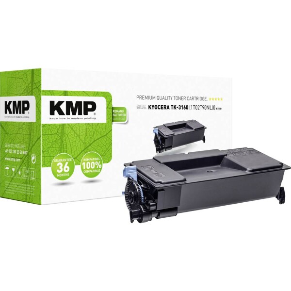 KMP K-T80 toner náhradný Kyocera TK-3160 čierna 14000 Seiten kompatibilná náplň do tlačiarne; 2917,0000