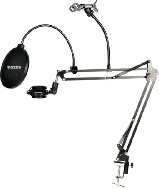 MOZOS MKIT-DESK čierna / Stojan na mikrofón / pop filter / 3/8 závit (MKIT-DESK)