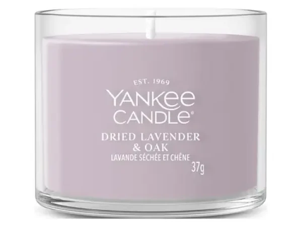 Yankee Candle Votívne Sviečka V Skle Dried Lavender Oak (5038581187129)