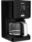 TEFAL CM600810 čierna / Kávovar na prekvapkávanú kávu / 1,25 l / Aróma / Anti-Drip / časovač 24h