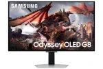 32" Samsung Odyssey OLED G8 S32DG800SU strieborná / Monitor / OLED / 4K UHD / 240Hz / 0,03ms / 2x HDMI + DP / repro (LS32DG800SUXEN)