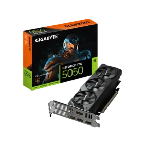 GIGABYTE GeForce RTX 5050 Low Profile 8GB OC / 2587MHz / 8GB GDDR6 / 128-bit / 1x HDMI + 3x DP / 550W (8) (GV-N5050OC-8GL)